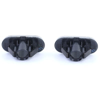 Coppia frecce laterali nere fumè per Renault 19 Clio 1 2 Twingo Megane 1 Laguna