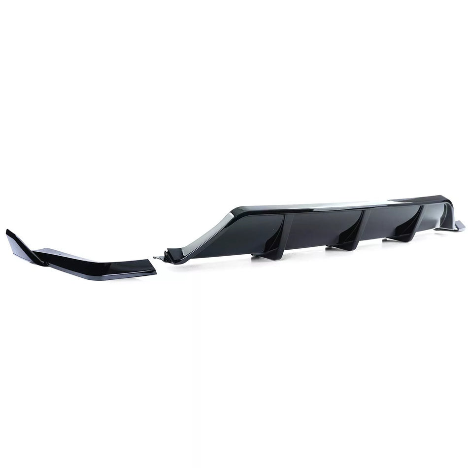 Diffusore posteriore effetto, performance nero lucido, per BMW X5 F15 13-18