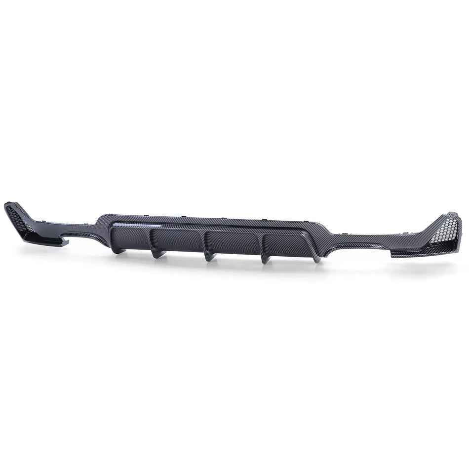 Diffusore posteriore carbonio + terminale look, per BMW F32 F33 F36 425 428 430