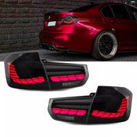 Set frecce dinamiche LED luci posteriori Smoke 4 OLED per BMW Serie 3 F30 F35