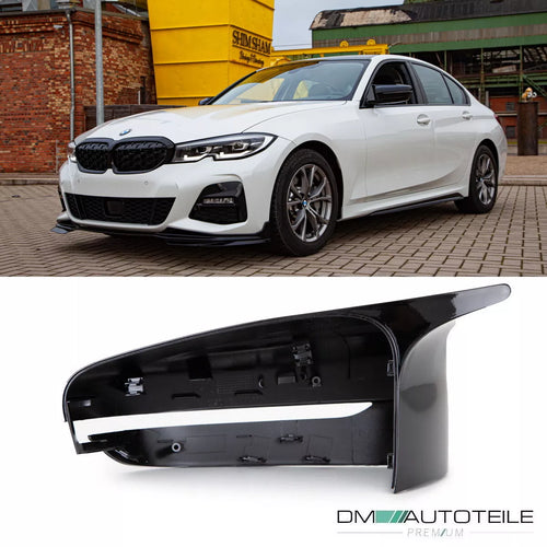 Set coprispecchi Nero Lucido per BMW Serie 3 G20 G21 & M3 Sport