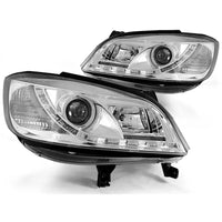 Fari luce diurna led cromato per Opel Zafira A 99-06