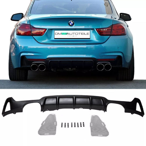 Diffusore posteriore diffusore 4 tubi per BMW Serie 4 F32 F33 F36 M Sport