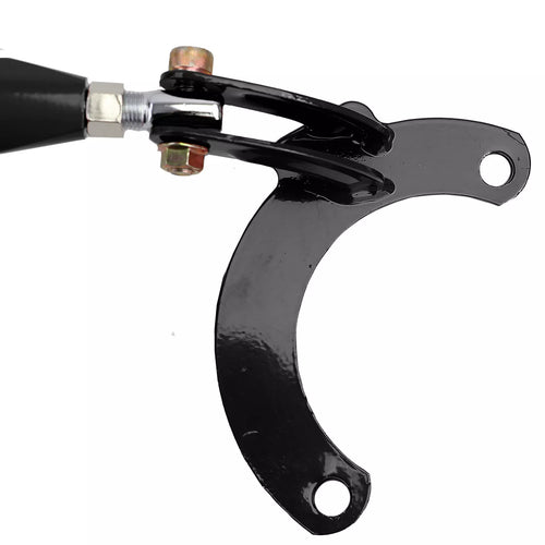 Barra alluminio nera anteriore 3 pz regolabile, per Peugeot 206 + CC SW 98-08