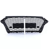 Griglia Sport a nido d'ape nera lucida argento per Audi A3 8V 16-20 senza ACC