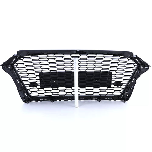 Griglia Sport a nido d'ape nera lucida argento per Audi A3 8V 16-20 senza ACC