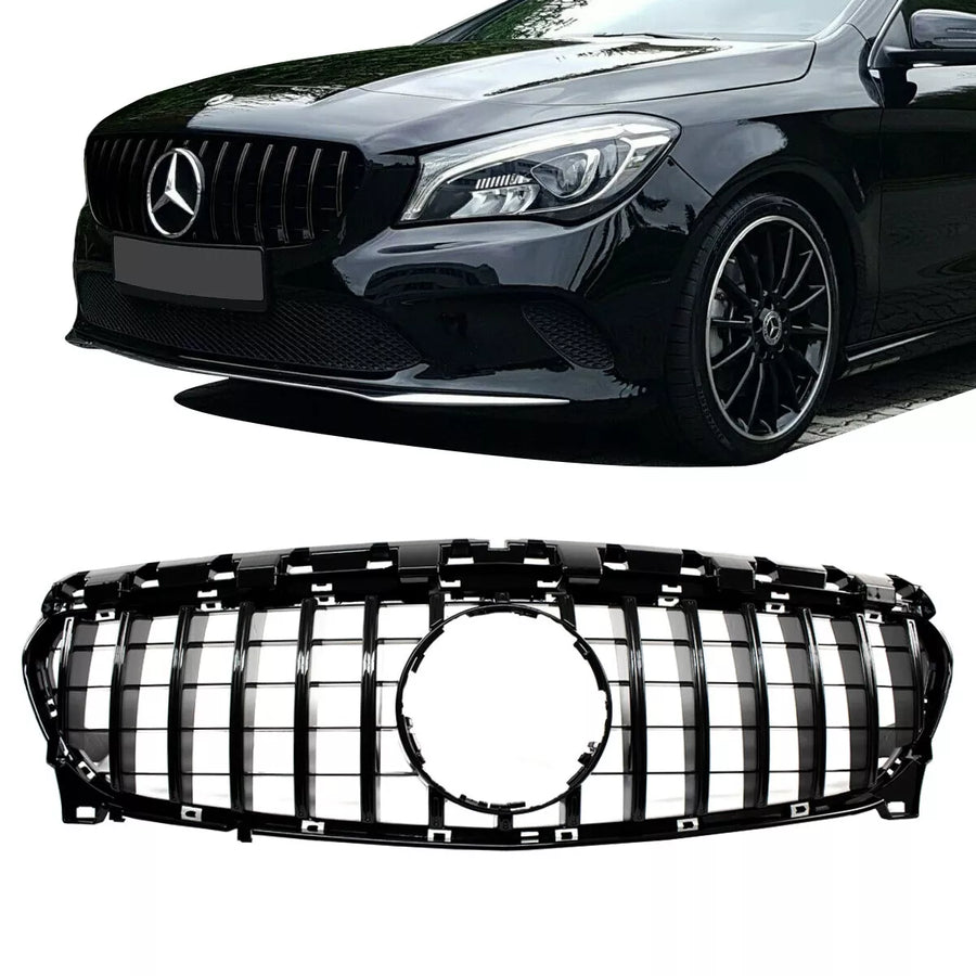 Griglia nera per Mercedes CLA 117 Mopf 16-19 Sport-Panamericana GT