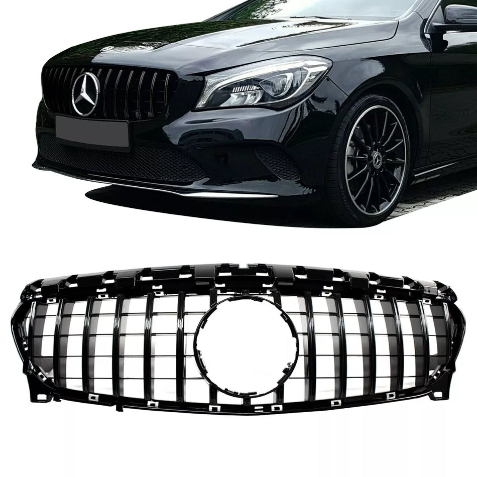 Griglia nera per Mercedes CLA 117 Mopf 16-19 Sport-Panamericana GT