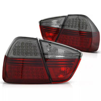 Fanali posteriori Lightbar LED rosso/fumo per BMW Serie 3 E90 2005-2008