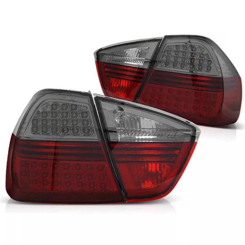Fanali posteriori Lightbar LED rosso/fumo per BMW Serie 3 E90 2005-2008