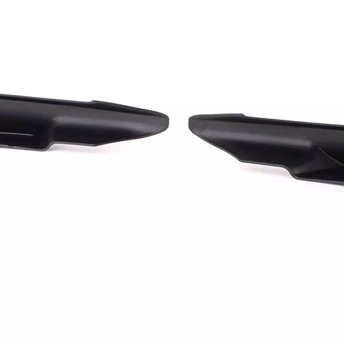 Spoiler anteriore flaps splitter nero opaco adatto per BMW Serie 3 E90 E91 08-12