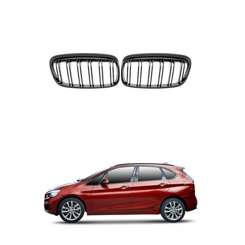 Kit Griglia doppio ponte Nero Lucido per BMW Serie 2 Active Tourer F45 F46