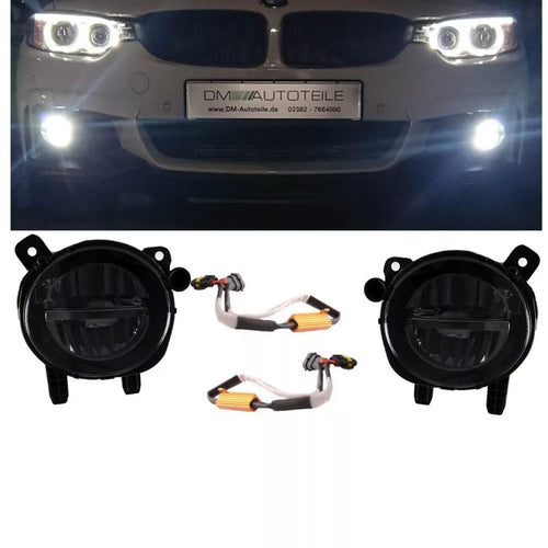 Set fendinebbia LED fumo vetro per BMW F20 F21 F30 F31 F32 F33 F34 F36