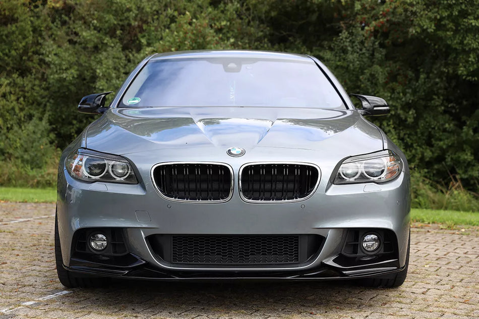 Spoiler anteriore Lippe Nero Lucido per BMW F10 F11 M Sport