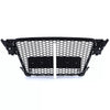 Griglia radiatore favi sport senza emblema nero lucido per Audi A4 B8 8K 07-11