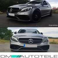 Griglia FACELIFT nera lucida per Mercedes C W205 S205 MOPF non AMG