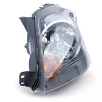 Coppia fari H4 neri + motore, per Ford Fiesta JH JD 05-07