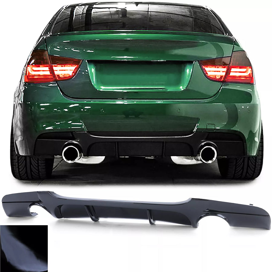 Diffusore posteriore Performance nero lucido per BMW Serie 3 E90 E91 335d 335i