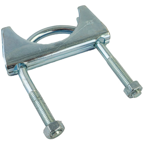 Terminale di scarico a U fascetta stringitubo universale 2,25" 58mm M8 1 pezzo