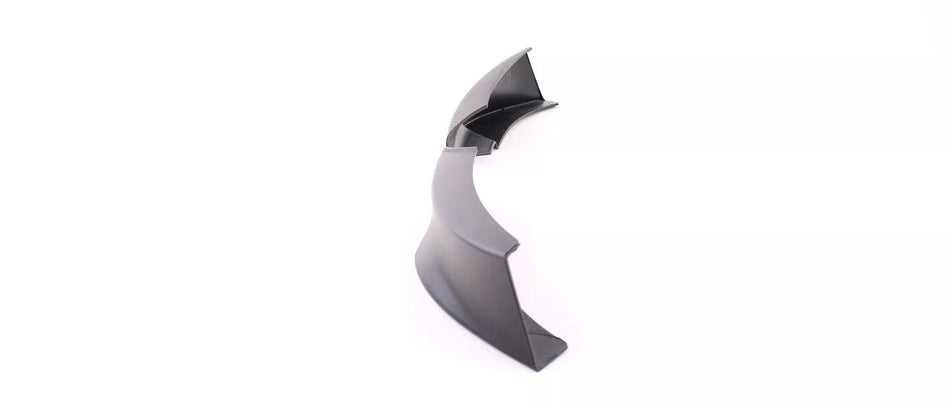 Spoiler anteriore flaps splitter nero opaco adatto per BMW Serie 3 E90 E91 08-12