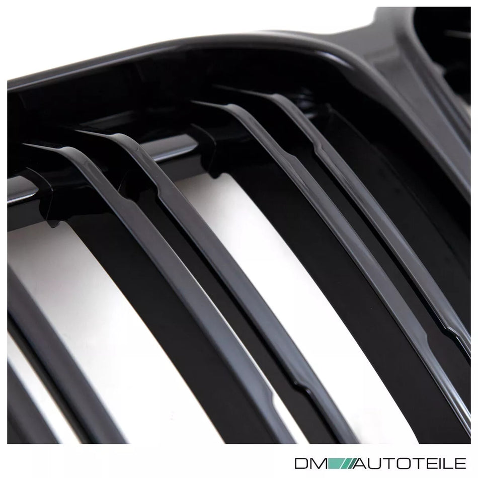 Set doppia barra griglia Nero Lucido per BMW Serie 2 F44 Grand Coupe