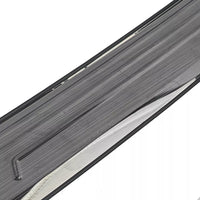 Parabordo in acciaio inox nero paraurti esterno per BMW Serie 5 G30 G31