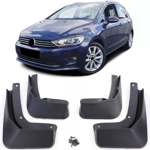 Set paraurti anteriore e posteriore nero per VW Golf Sportsvan 2014-2017