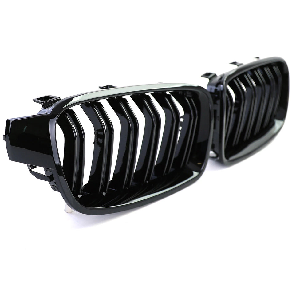 Griglia radiatore sportiva doppia barra nera lucida adatta-per BMW F30 F31 11-19