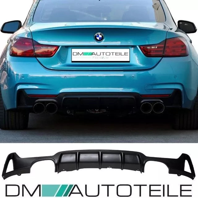 Diffusore posteriore diffusore 4 tubi per BMW Serie 4 F32 F33 F36 M Sport