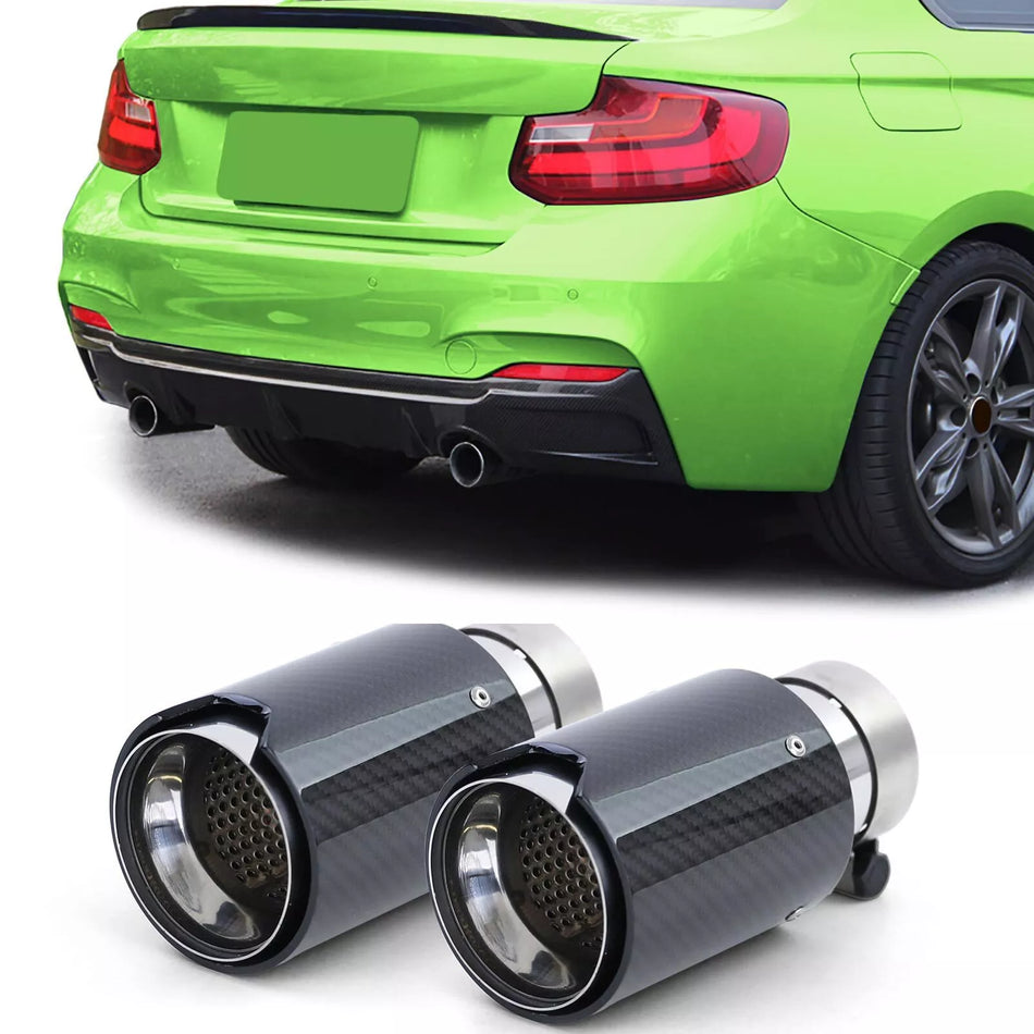 terminali sport carbonio nero adatti per BMW Serie 2 F22 F23 da 12