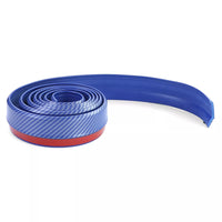 Lama Anteriore minigonne laterali universale flessibile 2,5 m x 5cm carbonio blu