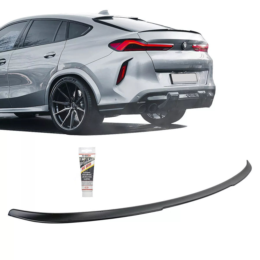 Spoiler Posteriore bagagliaio Nero Lucido 668 per BMW X6 G06