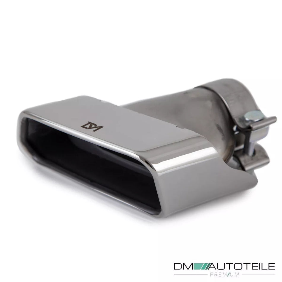 Maschere di scarico cromate maschere quadrate per BMW Serie 5 F10 F11 M 550 M