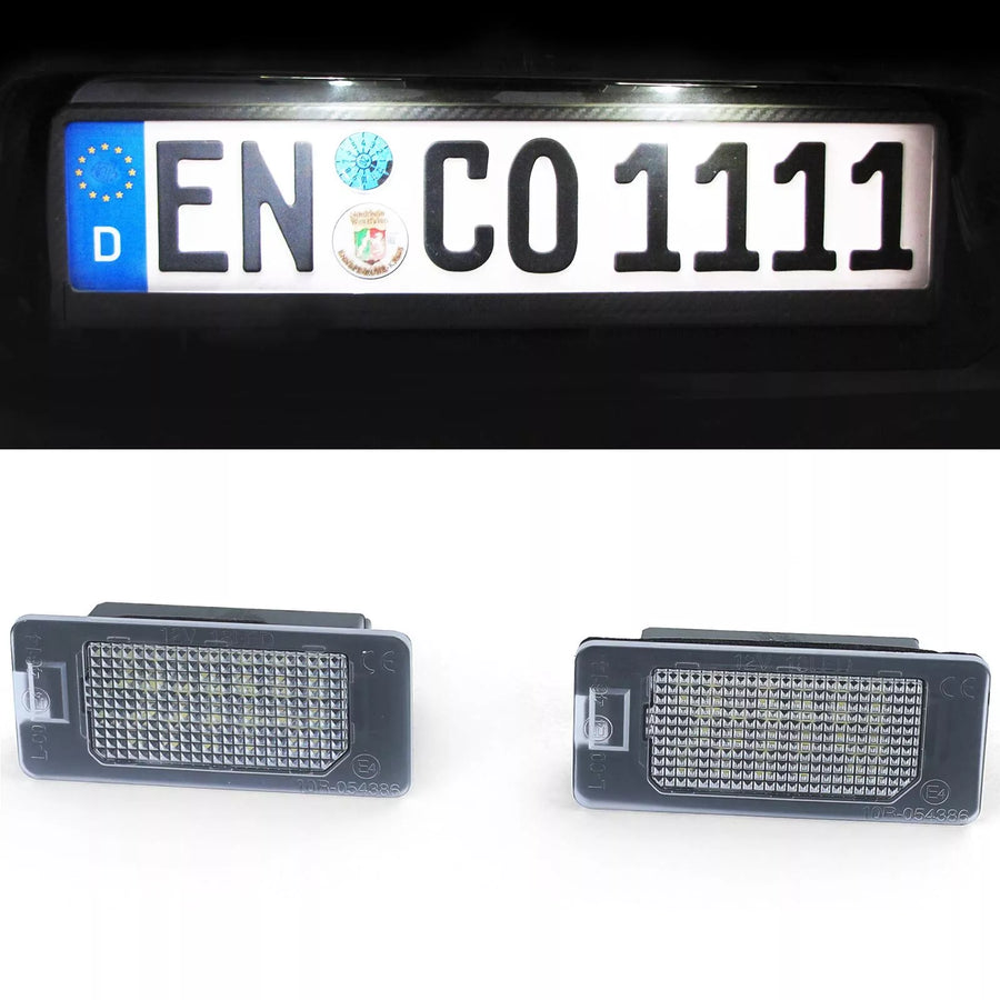 Luci targa LED bianche 6000K adatte, per BMW X5 E70 06-13 X6 E71 08-14