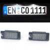 Luci targa LED bianche 6000K adatte, per BMW X5 E70 06-13 X6 E71 08-14