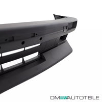 paraurti anteriore Evo completamente Nero + spoiler per BMW Serie 3 E30 non M3