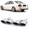 terminali Sportivi Acciaio Inox per Mercedes W204 W211 W164 W166 W221 R230