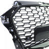Griglia Sport griglia a nido d'ape nera lucida per Audi A3 8V 16-20 senza ACC