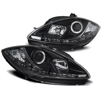 Fari diurni LED per Seat Leon 1P1 Facelift/Altea Nero
