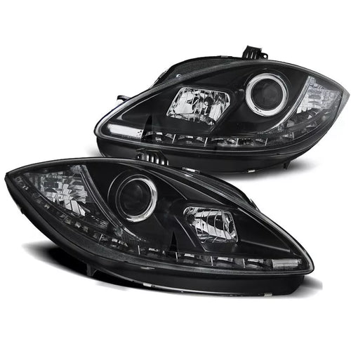 Fari diurni LED per Seat Leon 1P1 Facelift/Altea Nero