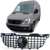 Griglia radiatore Sport nera lucida per Mercedes Sprinter W906 prefacelift 06-13