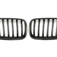 per BMW X5 X6 E70 E71 SPORT GRIGLIA RADIATORE NERO LUCIDO