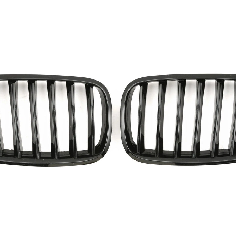 per BMW X5 X6 E70 E71 SPORT GRIGLIA RADIATORE NERO LUCIDO