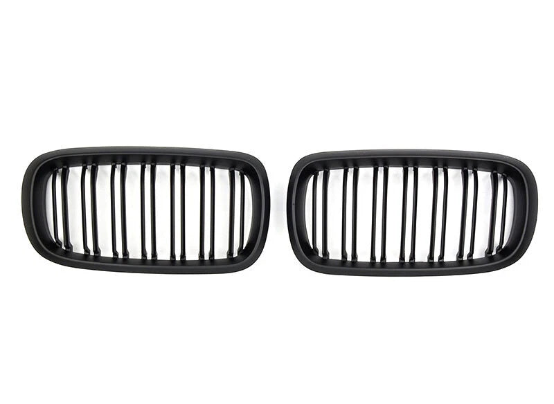 per BMW X5 X6 F15 F16 SPORT GRIGLIA RADIATORE DOPPIA BARRA NERO OPACO