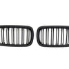 per BMW X5 X6 F15 F16 SPORT GRIGLIA RADIATORE DOPPIA BARRA NERO OPACO