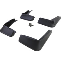 Kit paraspruzzi anteriore e posteriore nero per Vw Golf 7.5 con R-Line 17-21