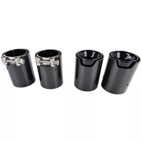 4 terminali in carbonio adatti, per BMW M2 F87 M3 F80 M4 F82 F83