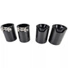 4 terminali in carbonio adatti, per BMW M2 F87 M3 F80 M4 F82 F83