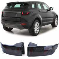 Fanali posteriori Lightbar a LED nero fumo per Range Rover Evoque 11-15