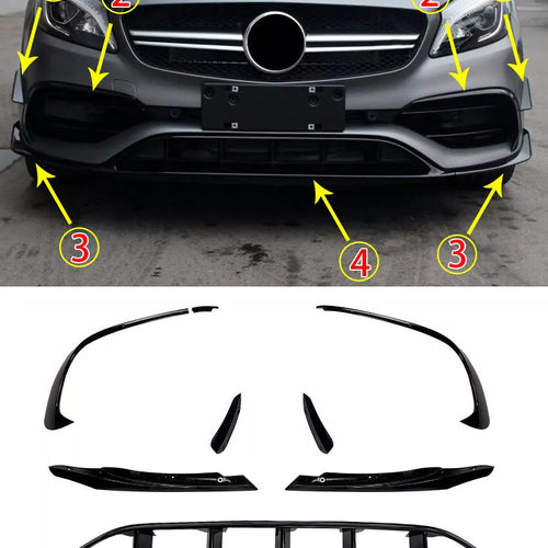 SPOILER ANTERIORE SPOILER ANTERIORE per MERCEDES W176 CLASSE A LIFTING